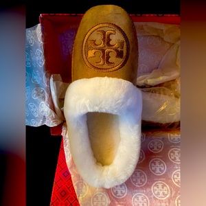 TORY BURCH Coley Suede Slippers